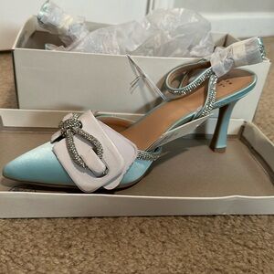 Viral A New Day heels, blue, size 10. Brand new, never worn.